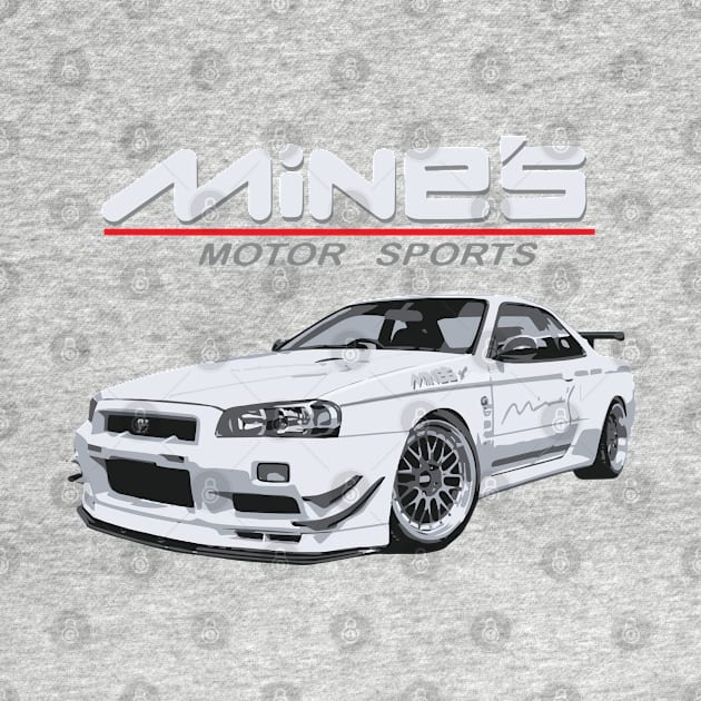 mine's GT-R R34 Skyline Nissan Vspec N1  BNR34 by cowtown_cowboy